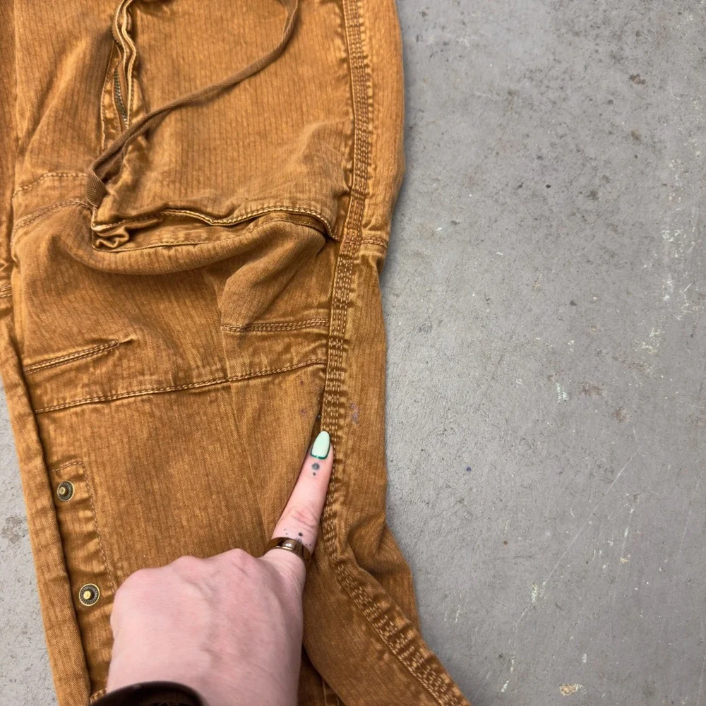 We The Free Free People Tobacco Brown Cargo Utility Pants XS OB1654654